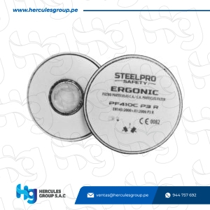 ERGONIC FILTRO F410C P3 R PARTICULAS C/CA NIVELES MOLESTOS VO PAR (TIPO DISCO)