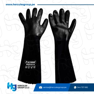 Guante de PVC Gamuzado Por Dentro 45cm(18″)