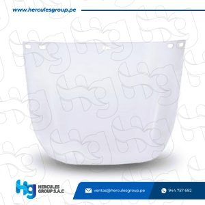 VISOR DE POLICARBONATO 8”X15.5”X1mm SIN FILO ALUMINIO (CF612)