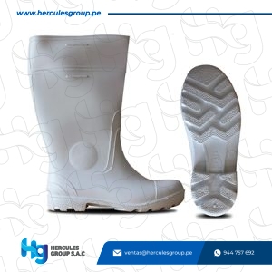 BOTAS PVC BLANCA MARCA SEGUSA MOD QUIMICA PA