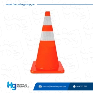 CONO P/TRAFICO CON CINTA 28"	STEELPRO