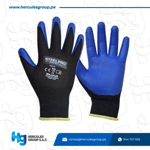 GUANTE MULTIFLEX POLIESTER NITRILO FOAM BLUE