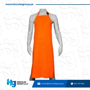MANDIL DE PVC NARANJA ALASKA