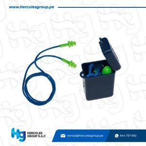 TAPÓN AUDITIVO REUTILIZABLE EP-T06C 25dB (ESTUCHE) X100