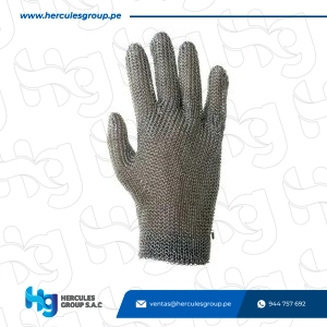 GUANTE ANTICORTE EN MALLA METALICA Steelpro